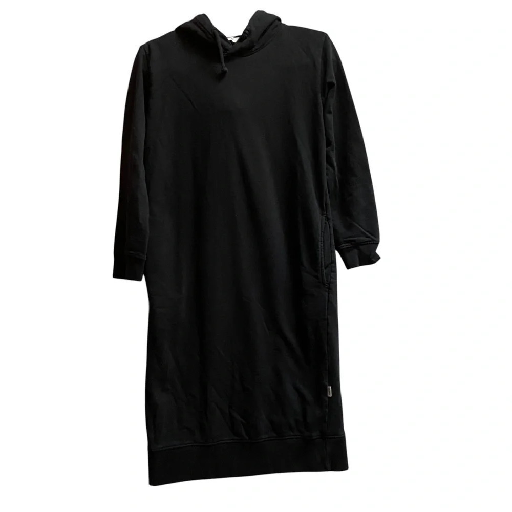 Wemoto Organic Cotton Hoodie Sweatshirt Dress Pockets S